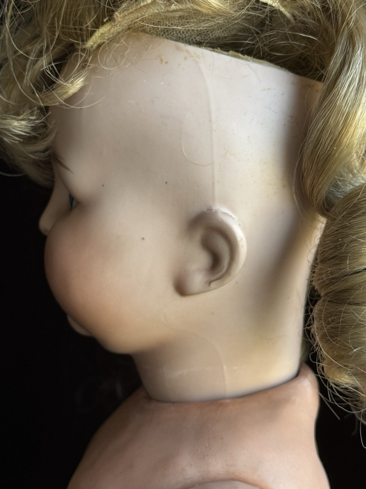 Lot of 2 Antique Bisque Head Baby Dolls Nippon and Koppelsdorf