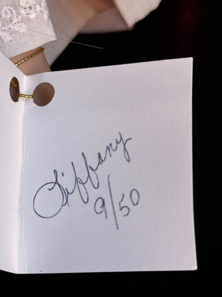 Collectible Porcelain 23" Linda Mason Originals Tiffany Doll LE 50