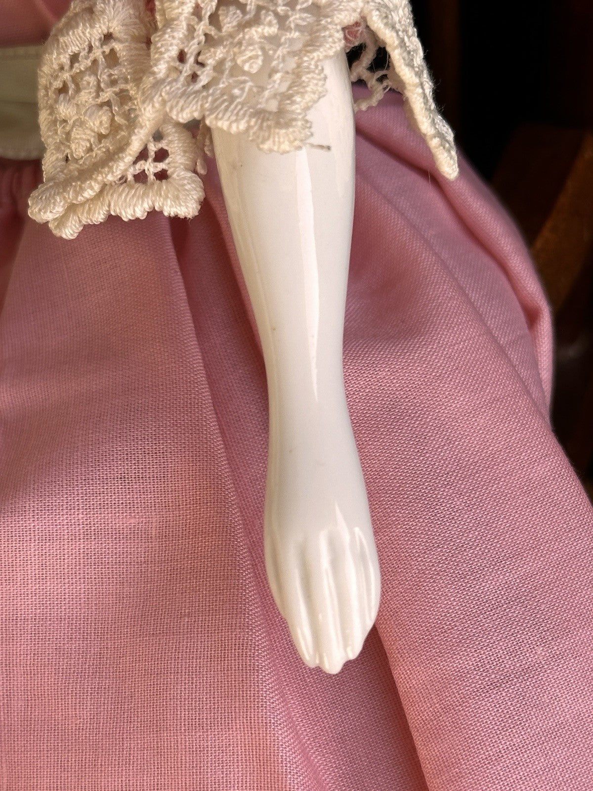 Vintage 13” Reproduction of Antique German Lydia China Head Doll