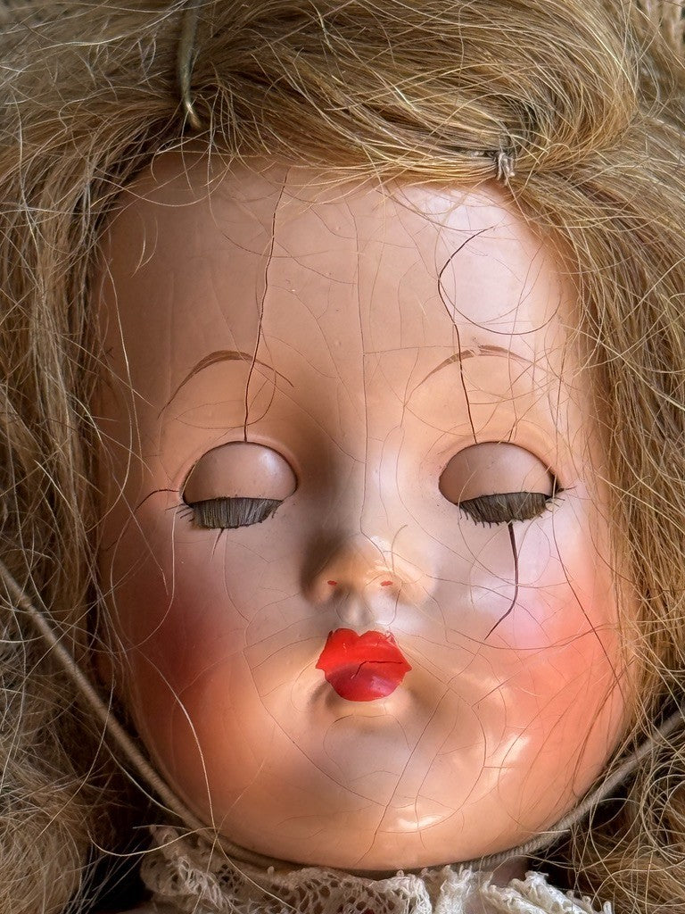 Vintage Effanbee 14" Composition Suzanne Doll with Original Tag
