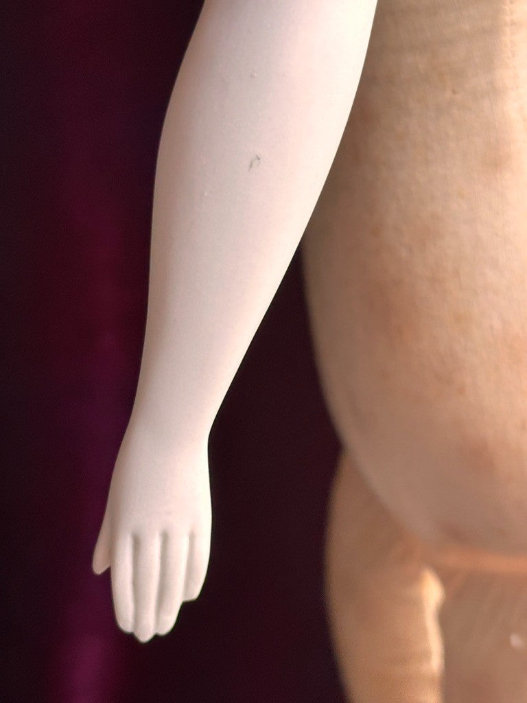 Vintage Porcelain 22” Signed Emma Clear Parian China Doll