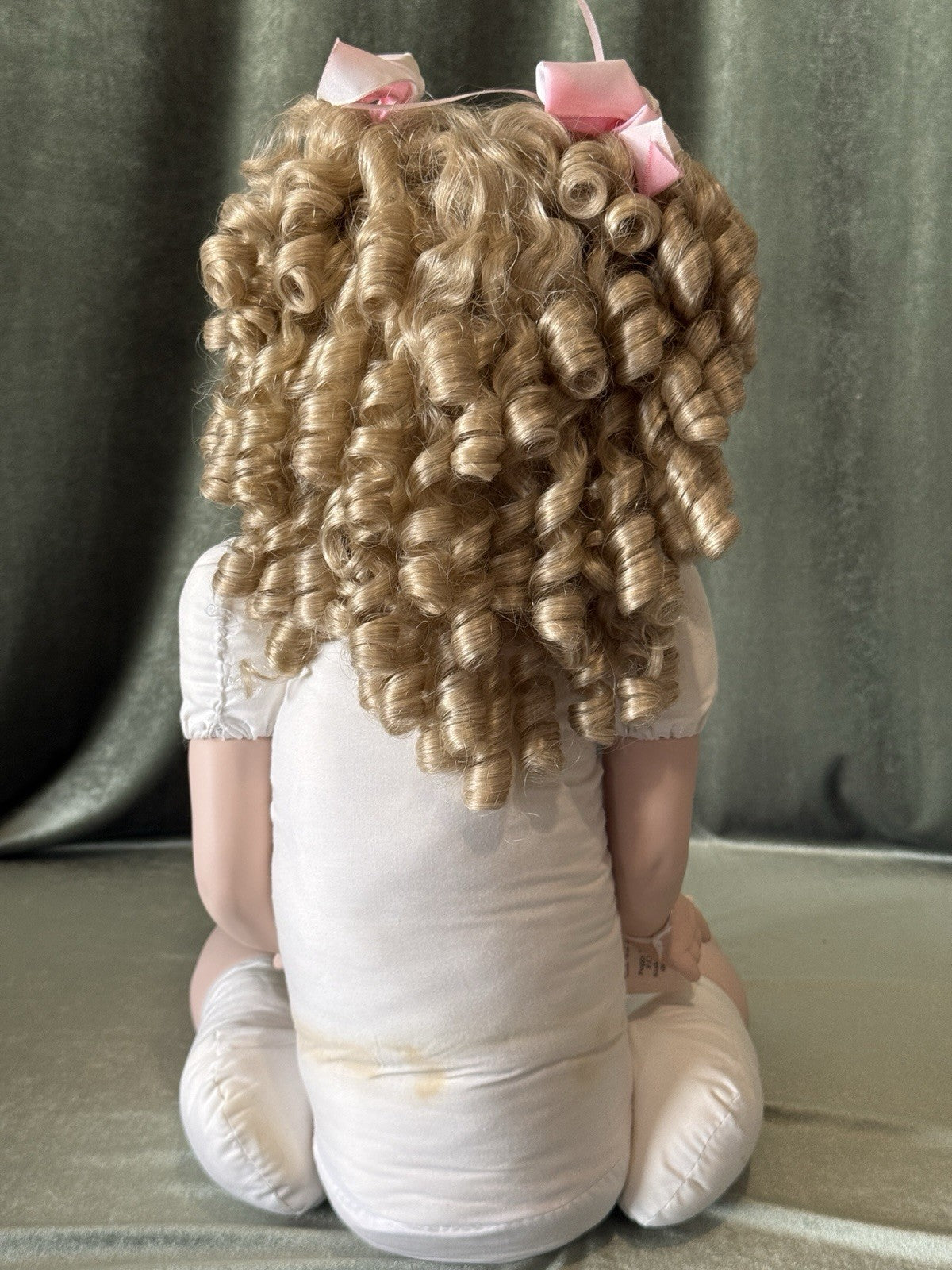 Artist Reproduction Of Porcelain 28” Doll “Lacey”