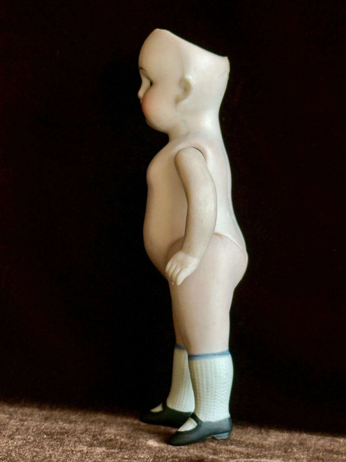 Antique German 6.25” Kestner All Bisque Mignonette Doll