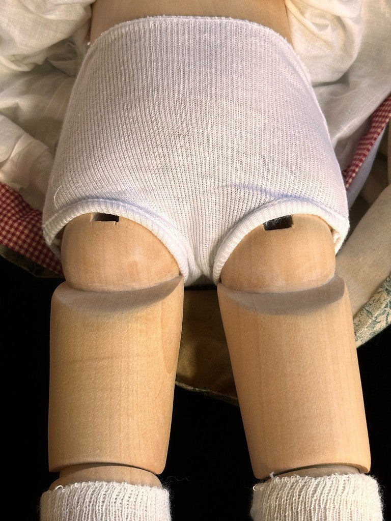 Large Collectible 21" Wooden/Porcelain Lynne & Michael Roche Hannah LE Doll