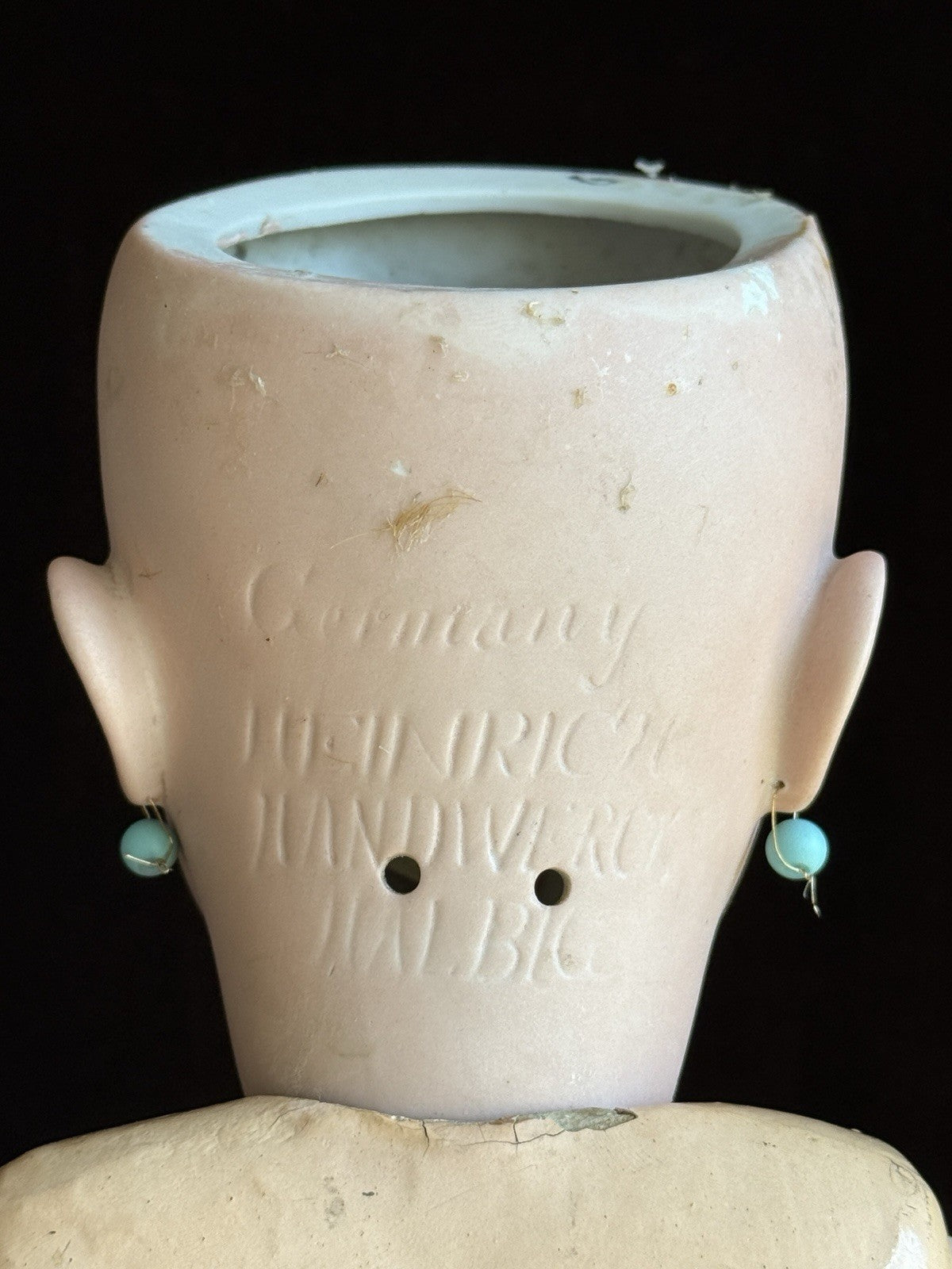 Antique German 22” Simon Halbig  Heinrich Handwerck Bisque Head Doll