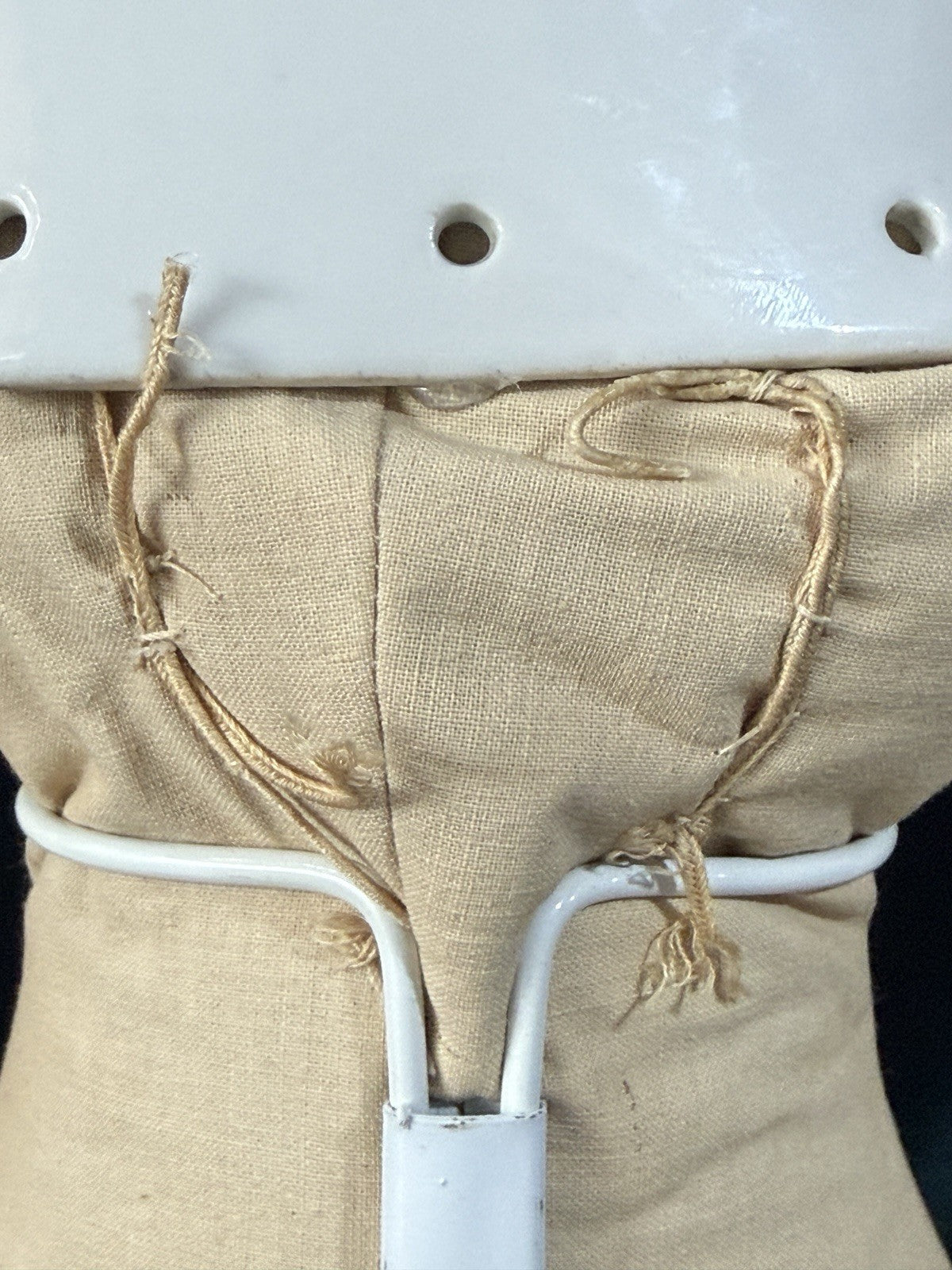 Antique German 25” Flat Top Highbrow China Shoulder Head Doll