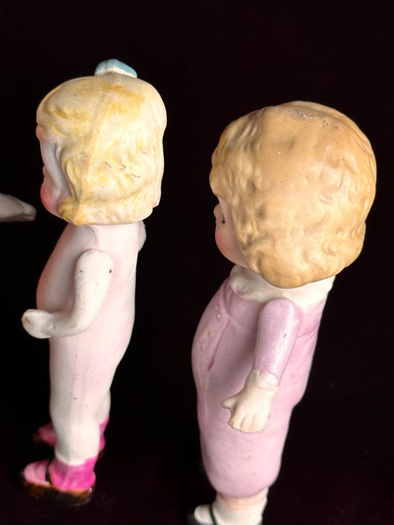 Lot of 5 Antique All Bisque Frozen Charlotte Dolls Made in Japan