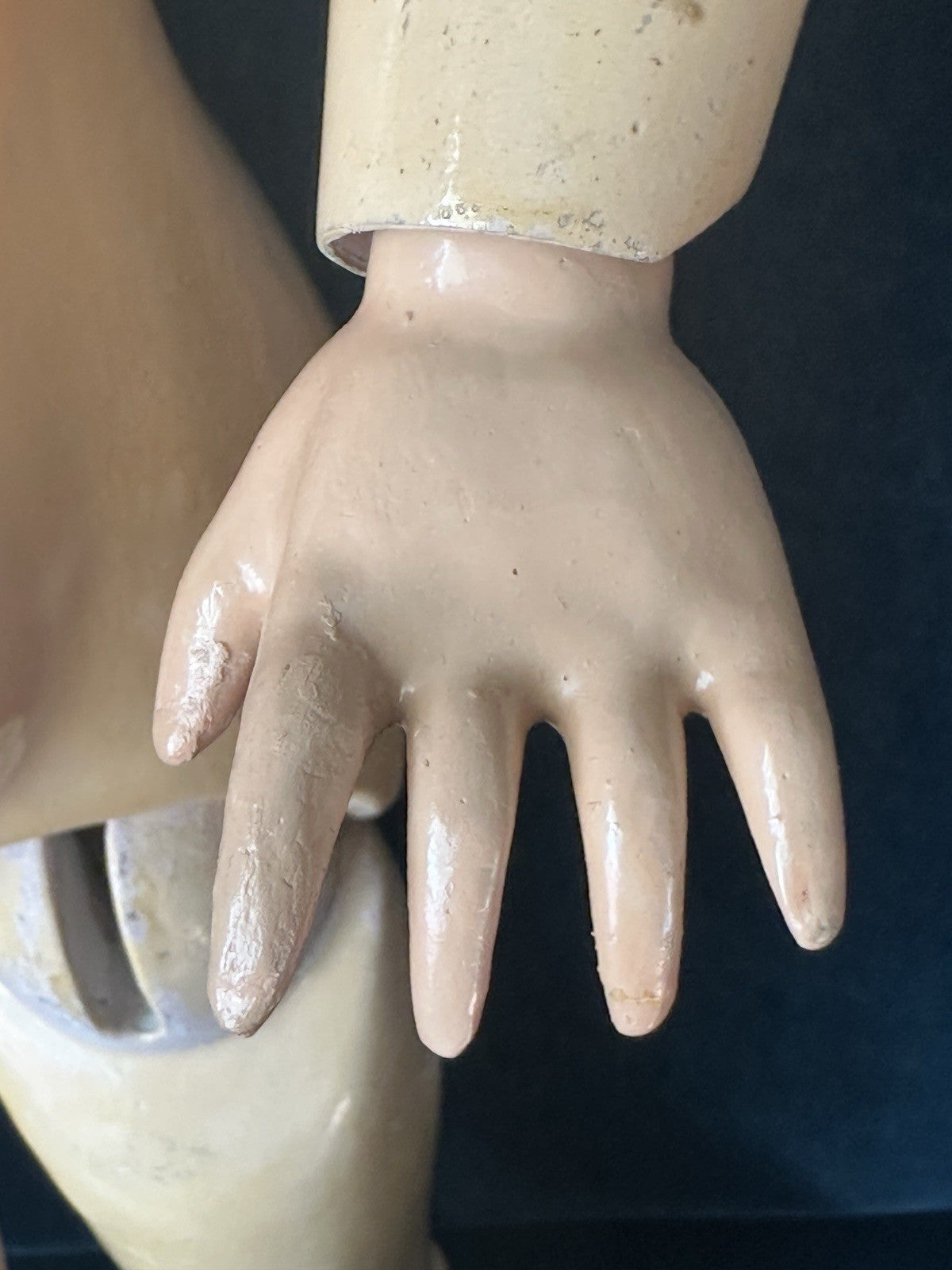 Antique JDK Kestner Mold 171 29” Doll Bisque Head Stamped Composition Body