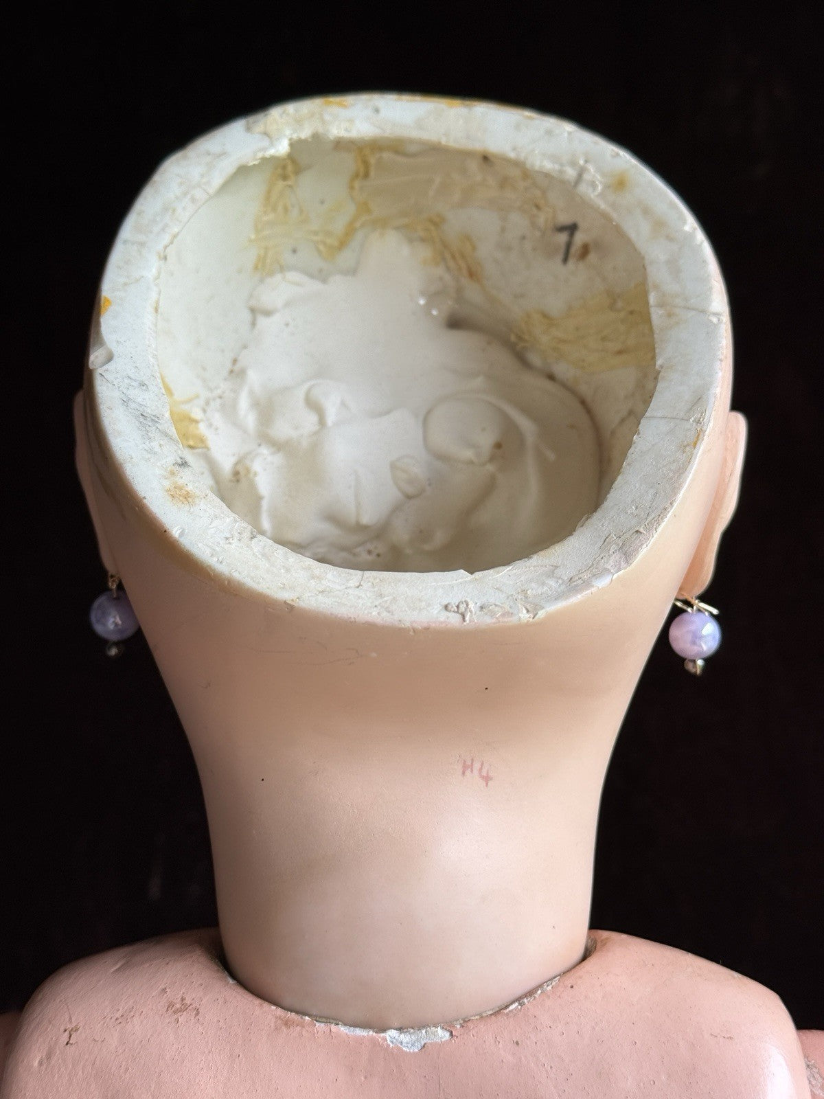 Large Antique French Original Restored JUMEAU 32” Bisque Head Doll
