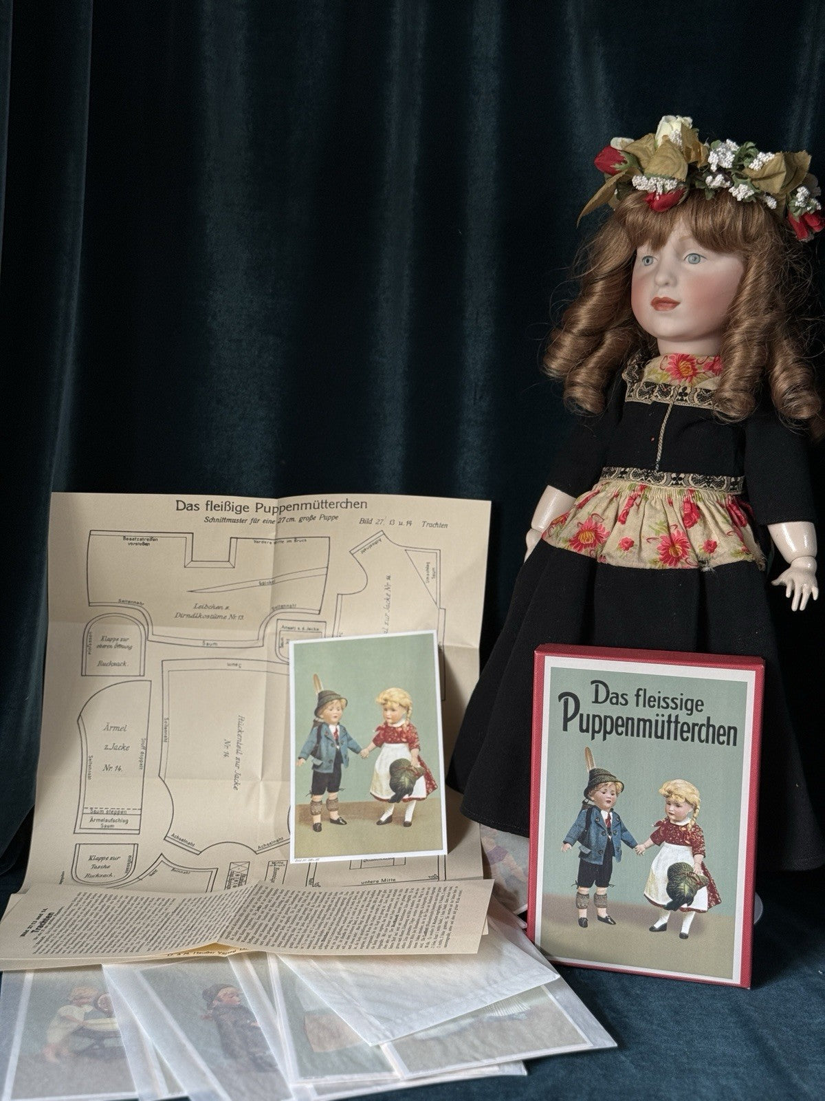Artist Reproduction Of Rare Kammer Reinhardt Character 19” Doll “Elise” Mold 109