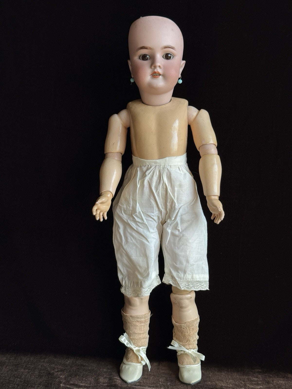 Antique German 22” Simon Halbig  Heinrich Handwerck Bisque Head Doll