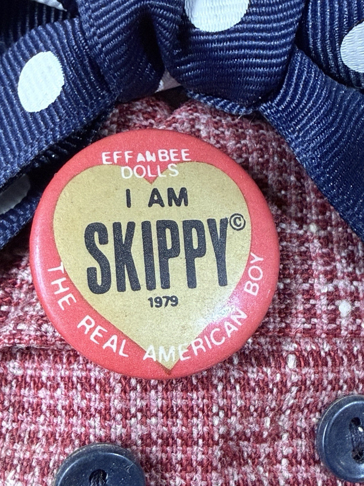 Vintage 1979 Limited Edition Vinyl Skippy 14” Doll By Effanbee Company