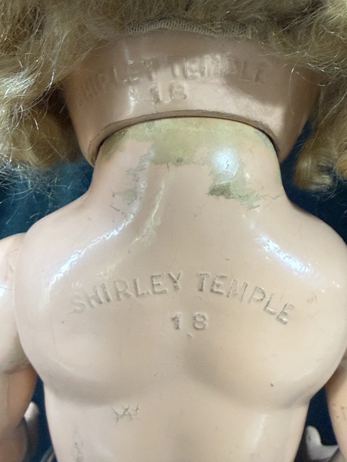 Vintage 1930’s Composition 18” Shirley Temple Doll by Ideal Company- Redressed