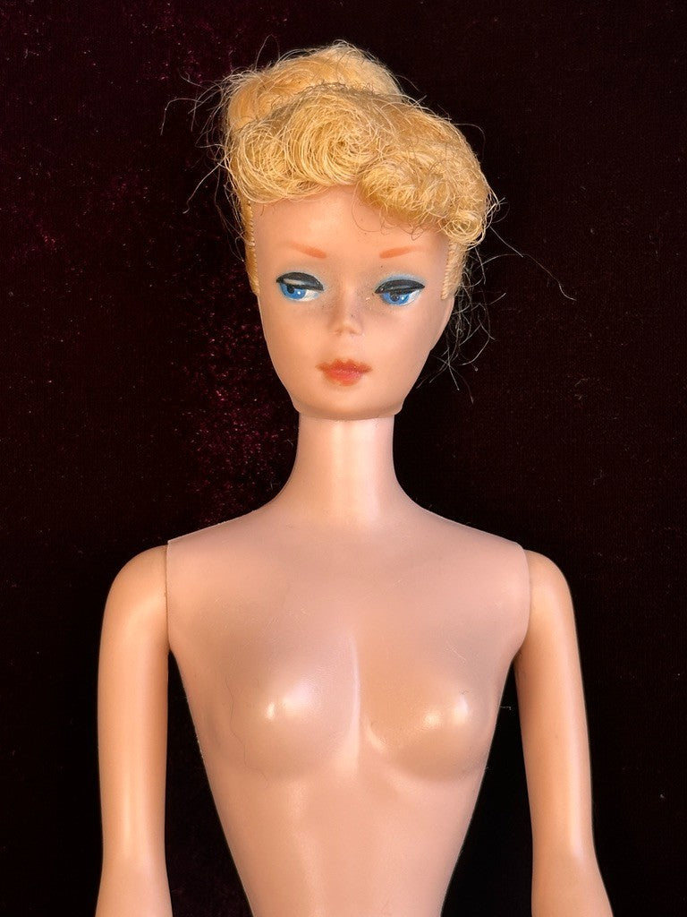 Early Mattel Vintage Blonde Ponytail Barbie Doll