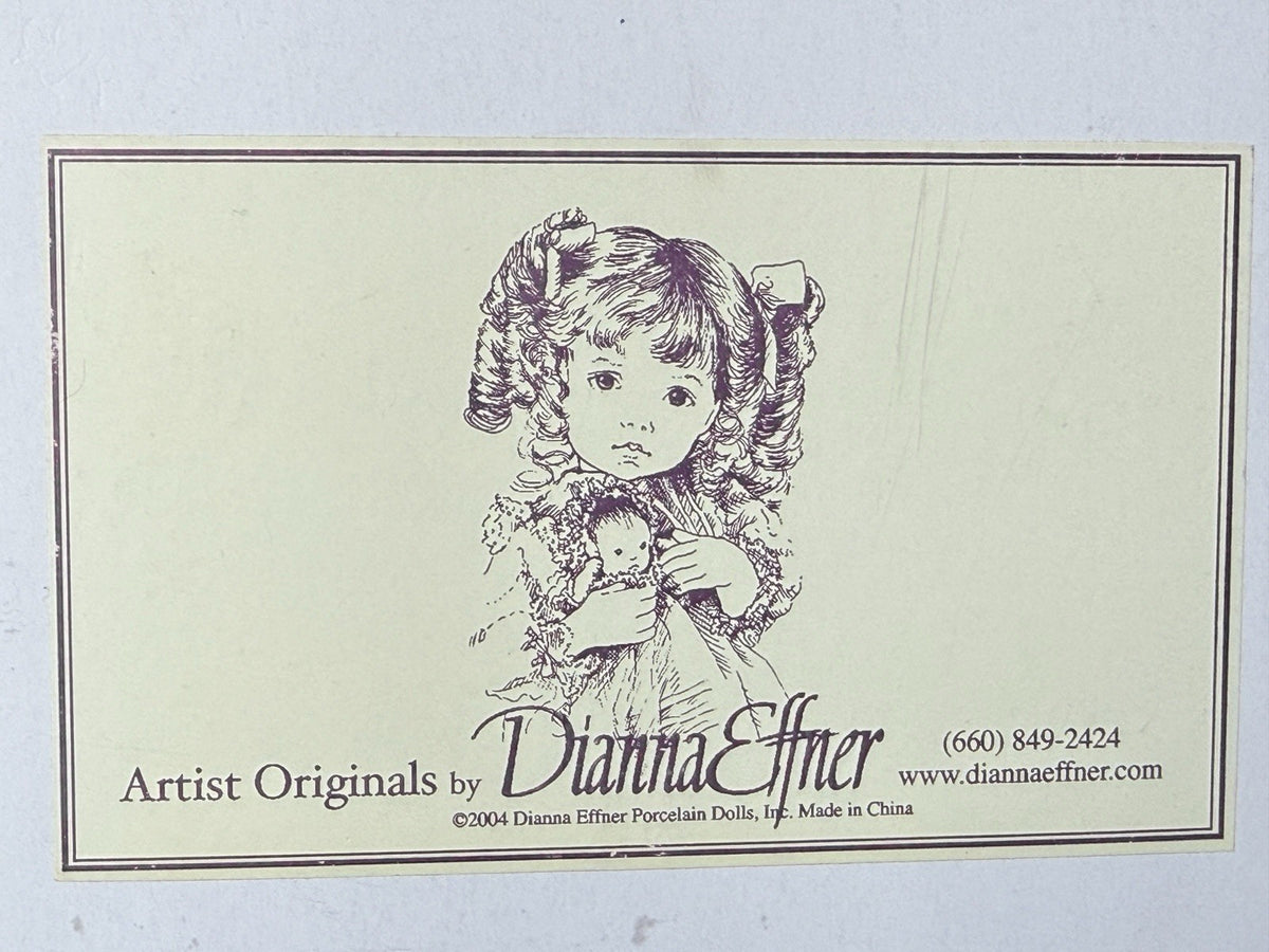 Dianna Effner Little Playmates Doll “Jenny I” 10.5” Porcelain UFDC Doll LE 160