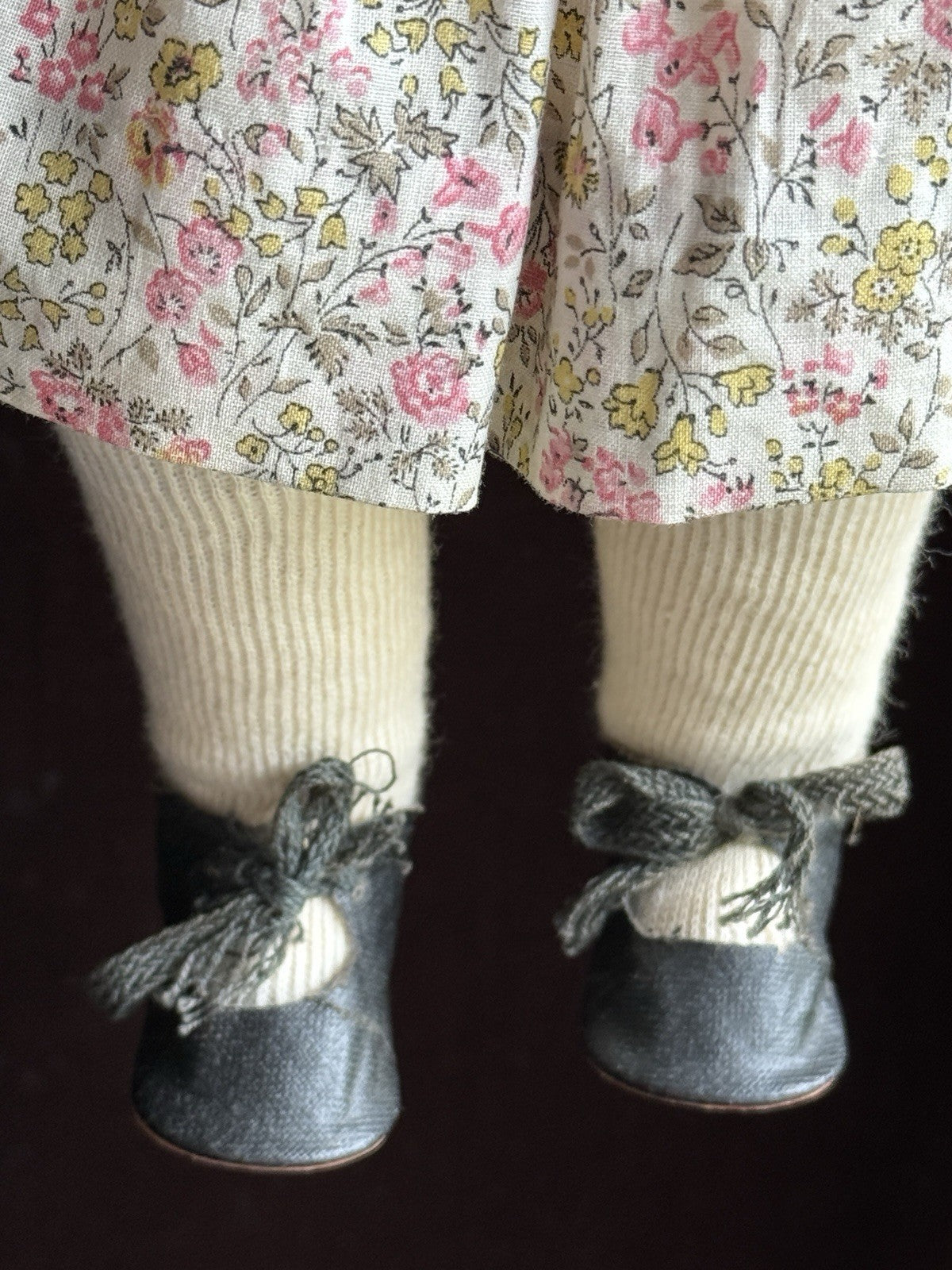 Antique German 17.5” Early Kestner 166 Bisque Shoulder Head Doll