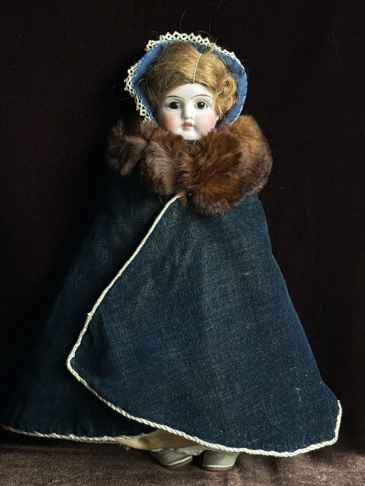 Antique German 11.5” Kestner 154 Bisque Shoulder Head Doll