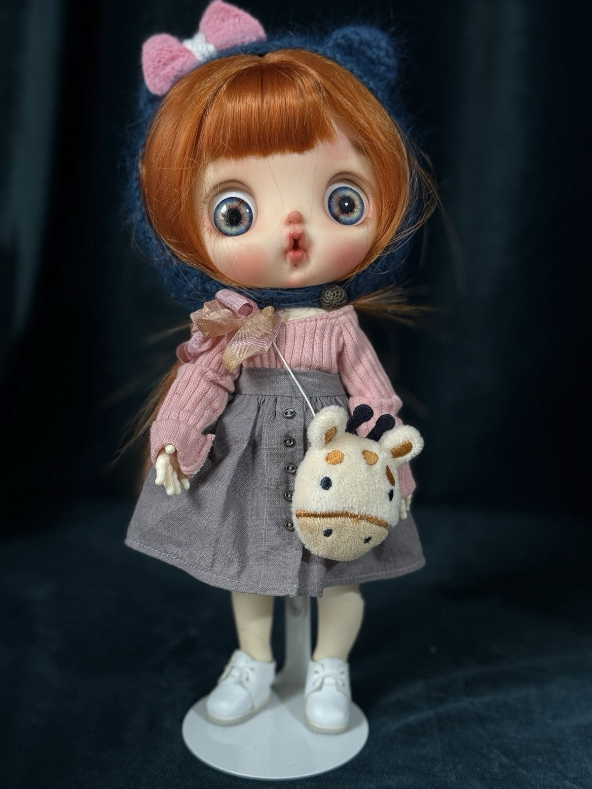 OOAK Custom Blythe 10” Artist BDJ Doll Red Hair