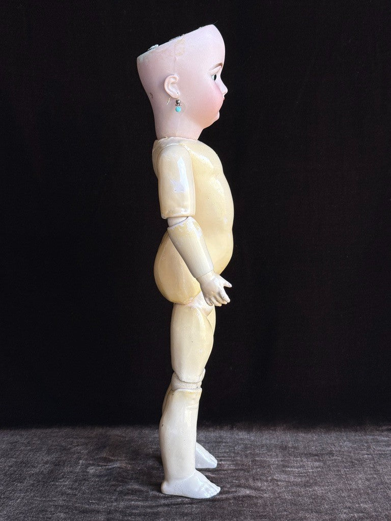 Rare Antique German 16” Heinrich Handwerck 189 Bisque Head Doll