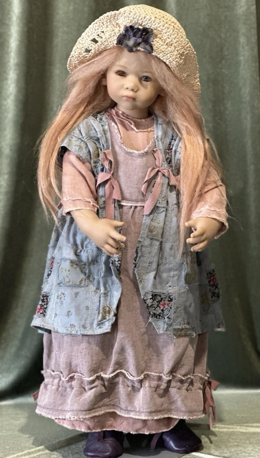 Collectible Vinyl Annete Himstedt “Gerti” 32” Doll LE 277 Collection Of 2003