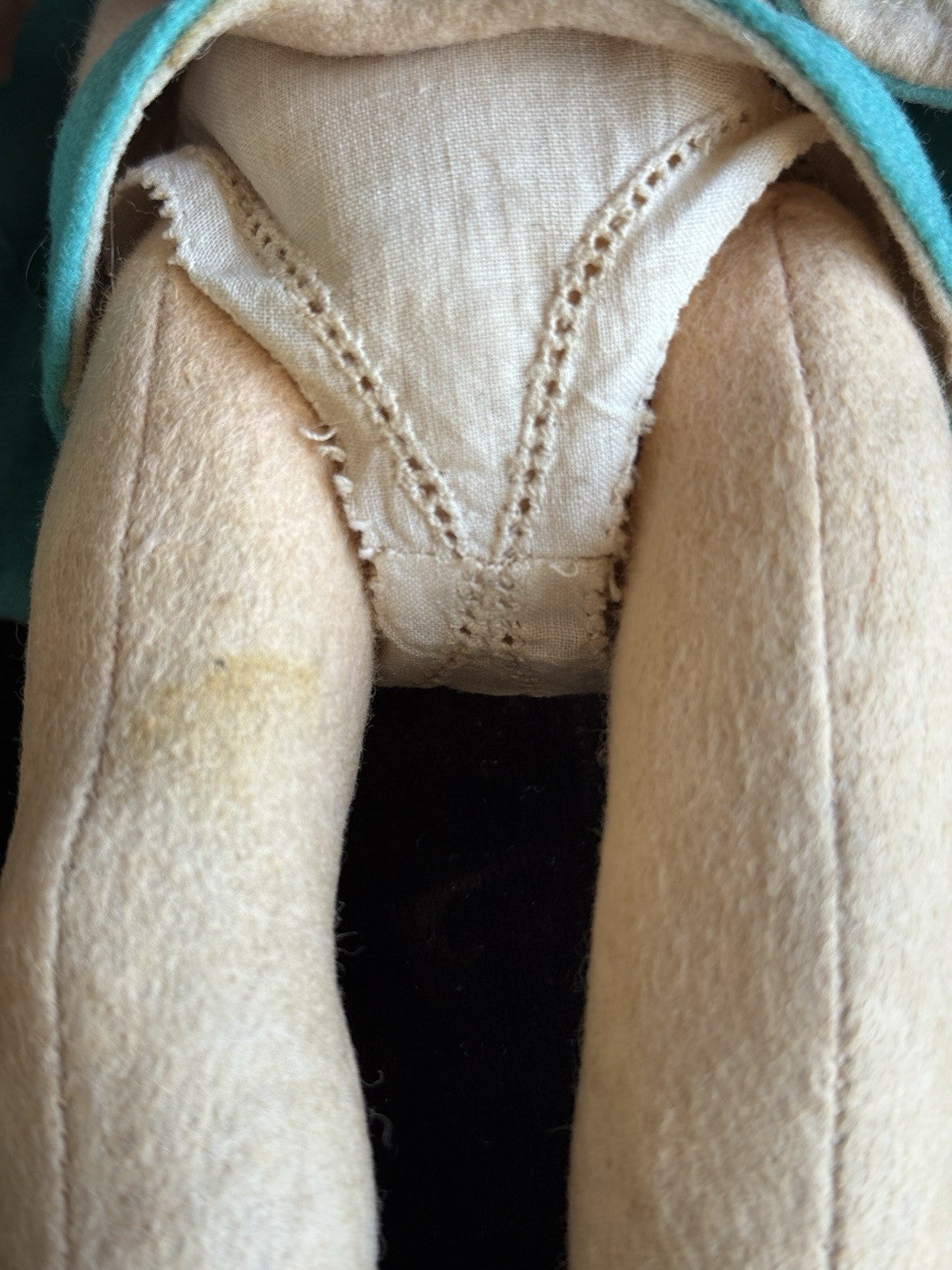 Vintage Italian 12” Lenci 111 Felt Cloth Character Doll