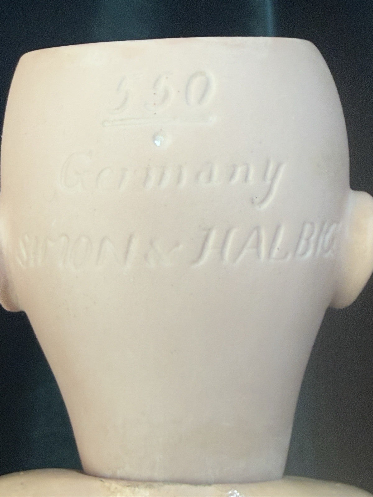 Antique German Simon Halbig Mold 550 21” Doll Bisque Head Composition Body