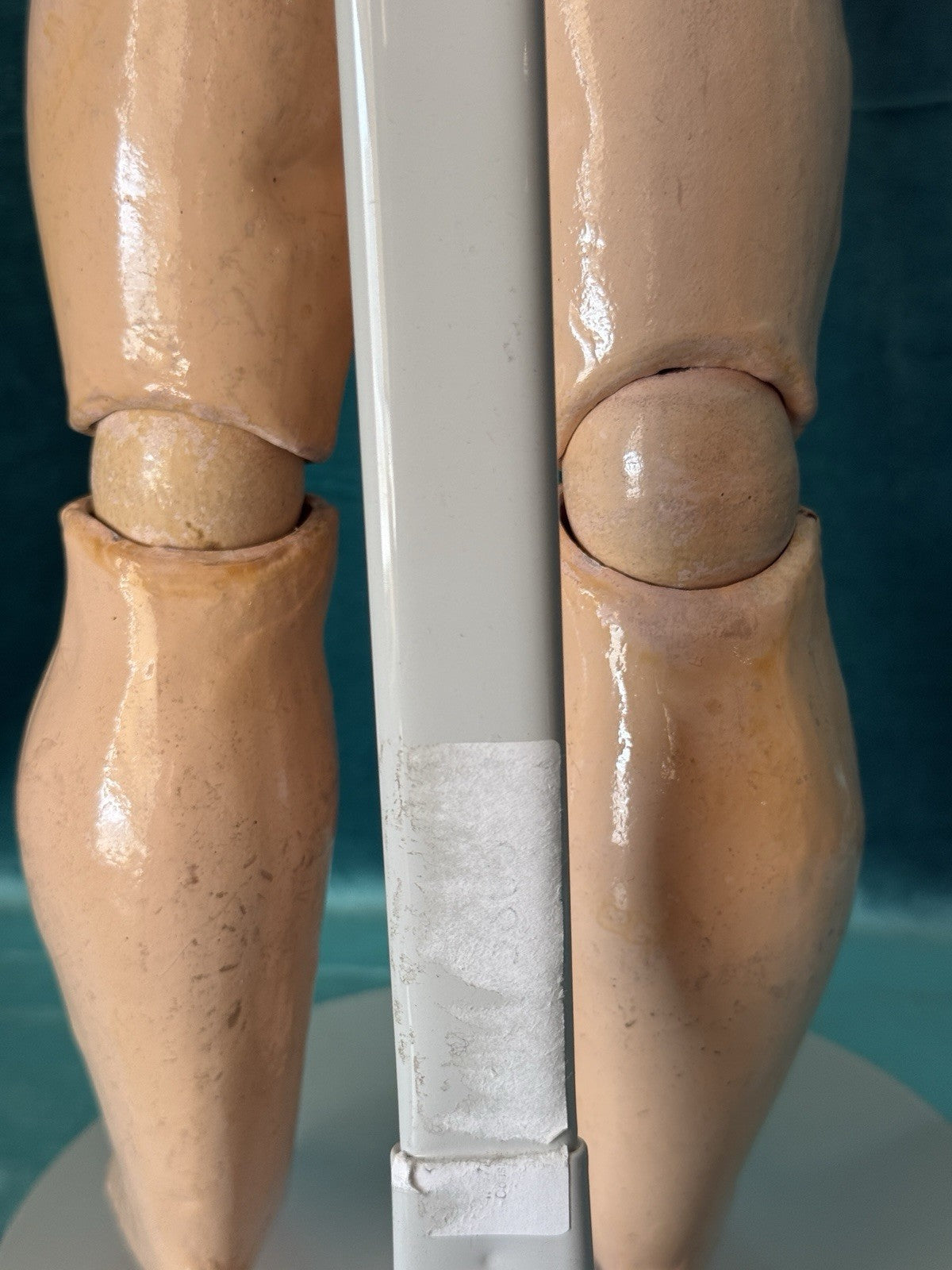 Antique German 23” Queen Louise Doll Bisque Head Composition Body