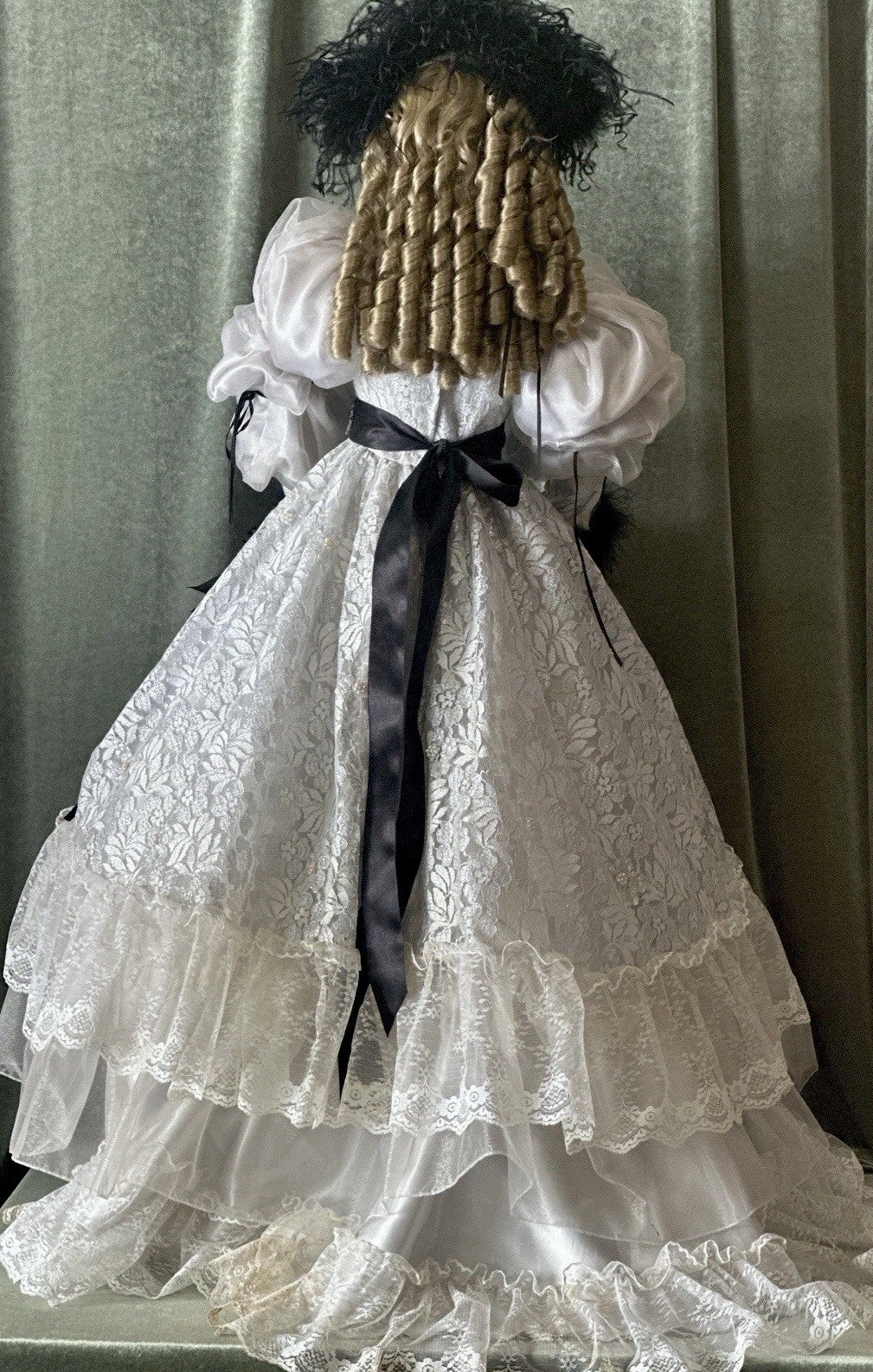 Collectible Large 42” Porcelain Doll “Avalon” by Rustie LE 1000 COA/Stand