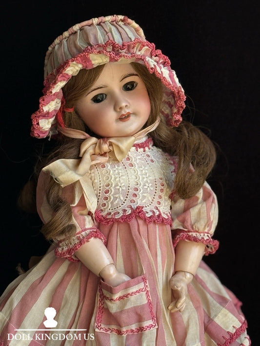Antique French 18” SFBJ 301 Bisque Head Doll