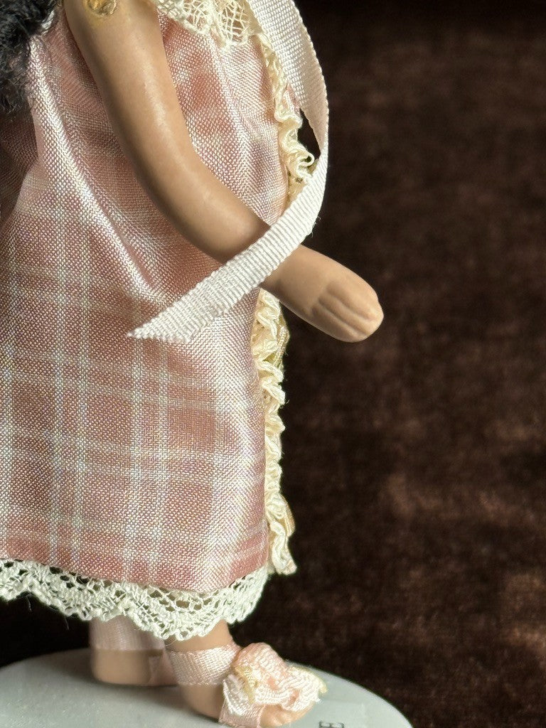 Miniature Cathy Hansen 4” Porcelain Repro of Antique French Mignonette Doll