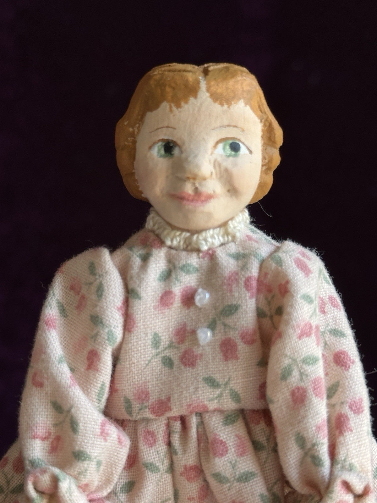 Lot of 2 Hand Carved Hitty Dolls by Natalie Cooper