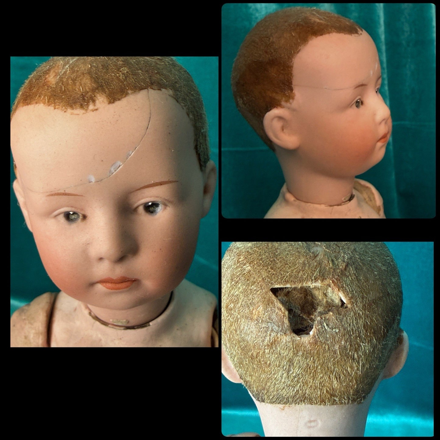 Lot Of 4 Antique German Dolls For Project/Repair - Heubach, Marseille, Handwerck