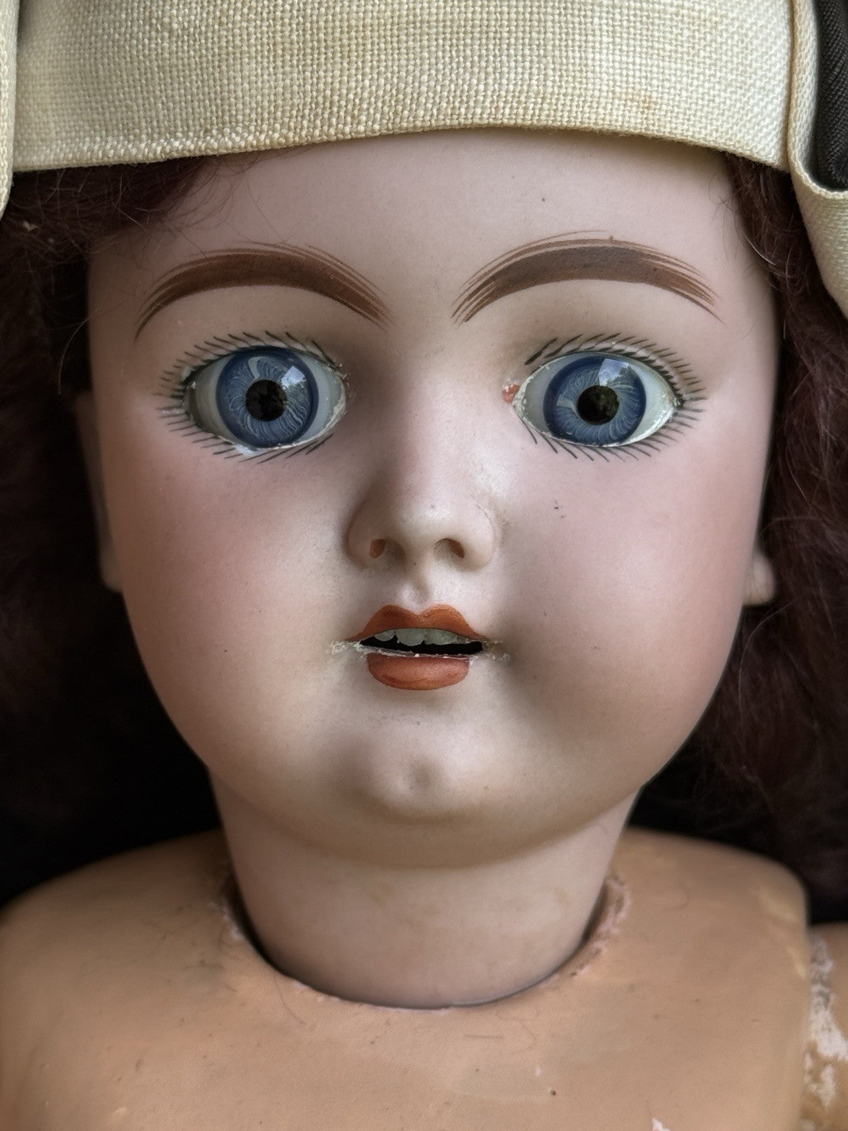 Antique German 17” Heinrich Handwerck 109 Bisque Head Nun Doll