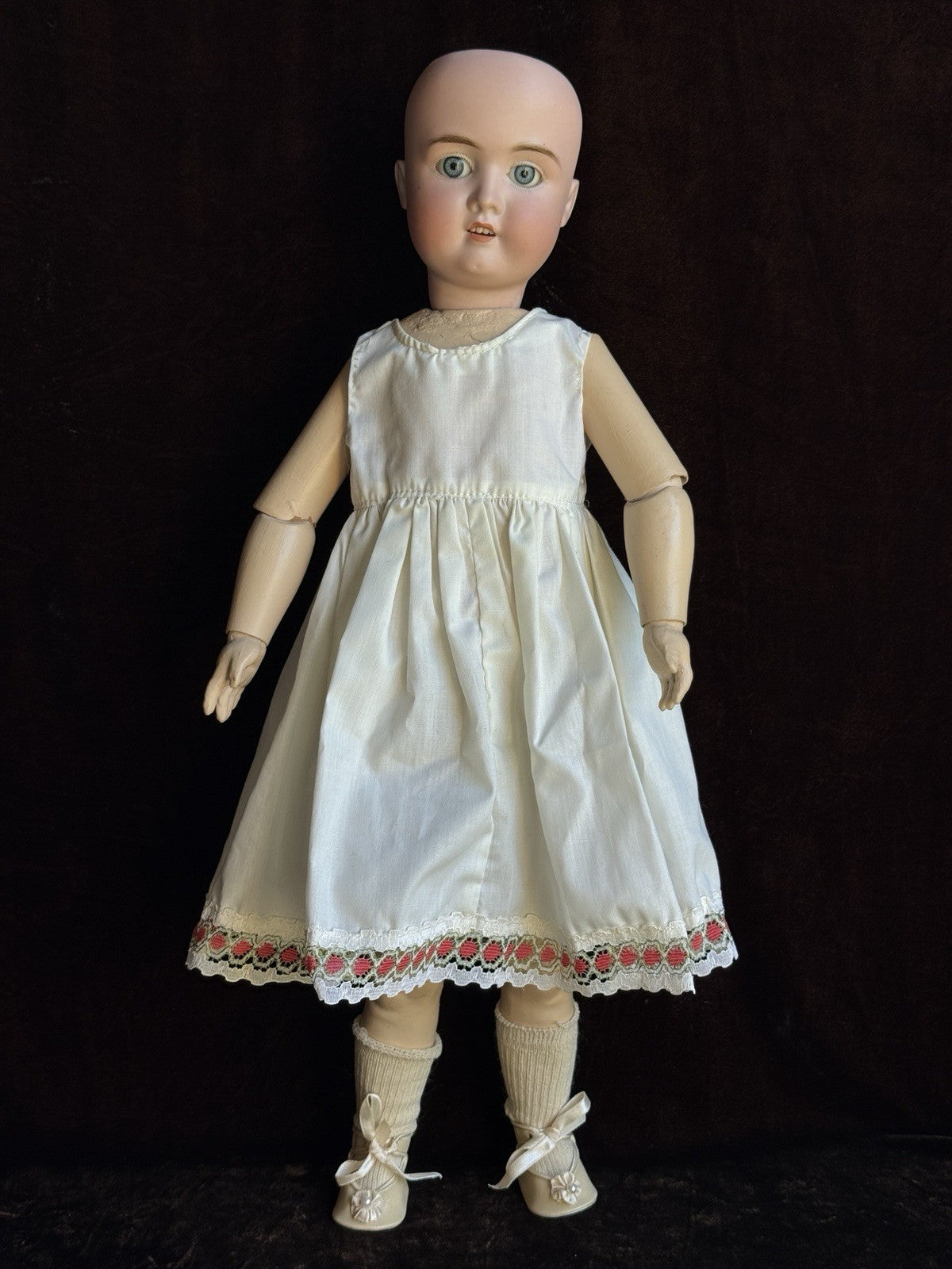 Antique German 20” Schoenau & Hoffmeister 1906 Bisque Head Doll