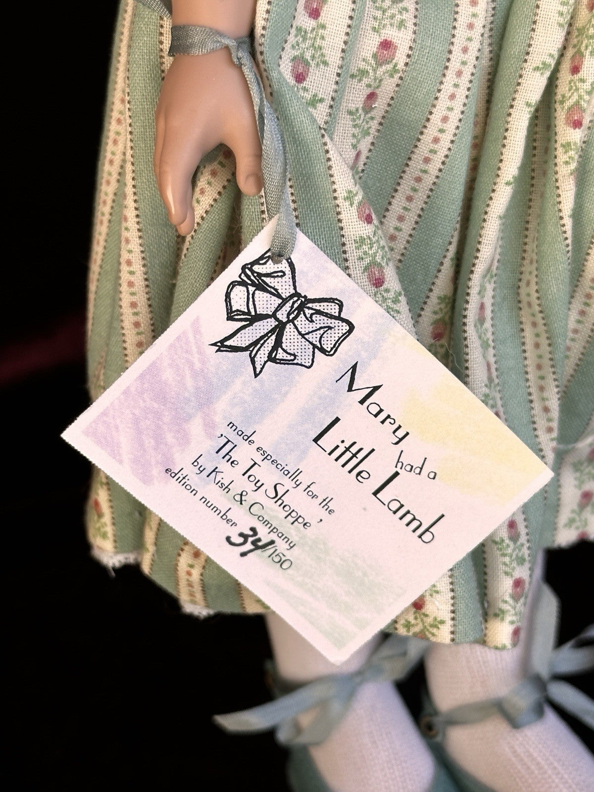 Collectible 11.5” BJD Vinyl Doll Mary Had A Little Lamb By Helen Kish LE 150