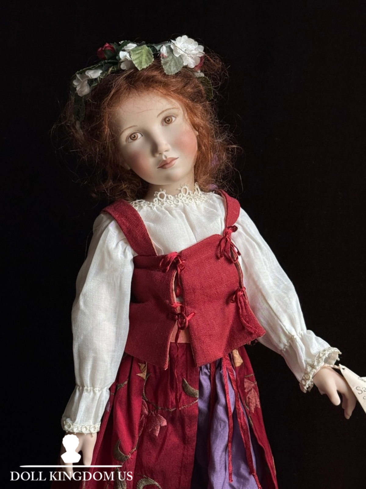 Collectible 18.5" Porcelain Antemisia Doll German Artist Regina Sandreuter LE 15