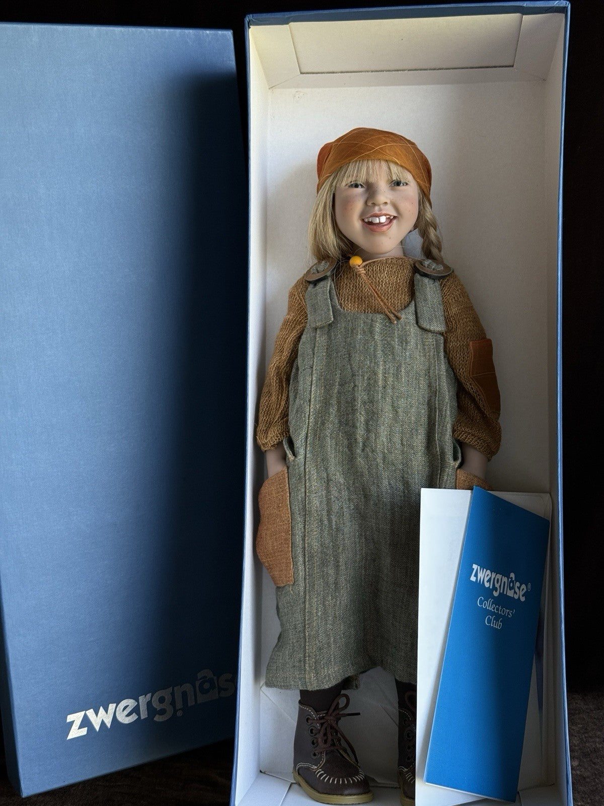 Lifelike Zwergnase 20” Vinyl Benedetta Doll 2001 LE 250 with Tag and Box