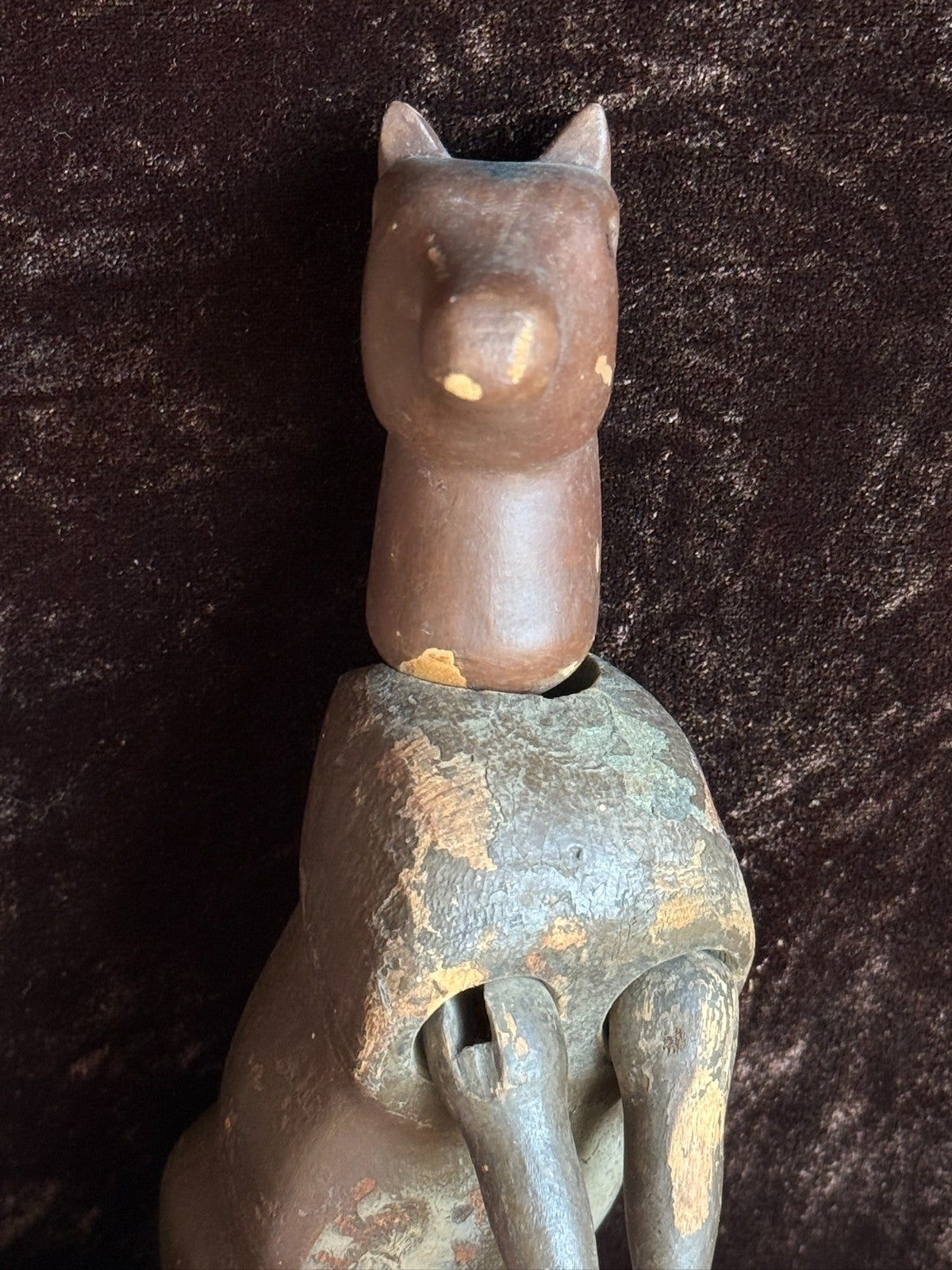 Antique American Schoenhut Humpty Dumpty Wooden Jointed Horse