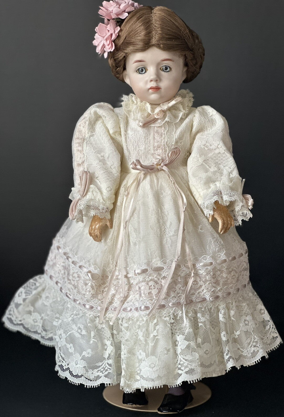 Reproduction of  Antique French Albert Marque 15” Doll Porcelain Head