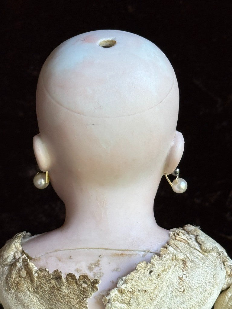 Antique German 16” Gebrüder Kuhnlenz 50 Simon Halbig Belton Bisuqe Head Doll