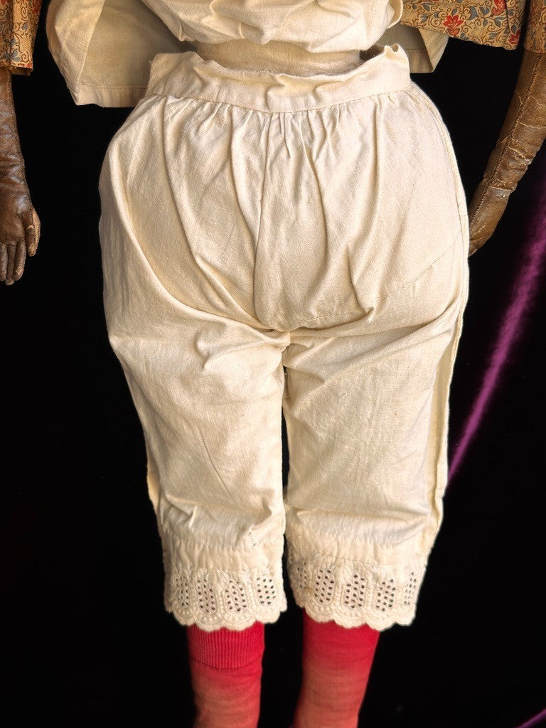 Large Antique German 26.5” Kestner Flat Top China Shoulder Head Doll