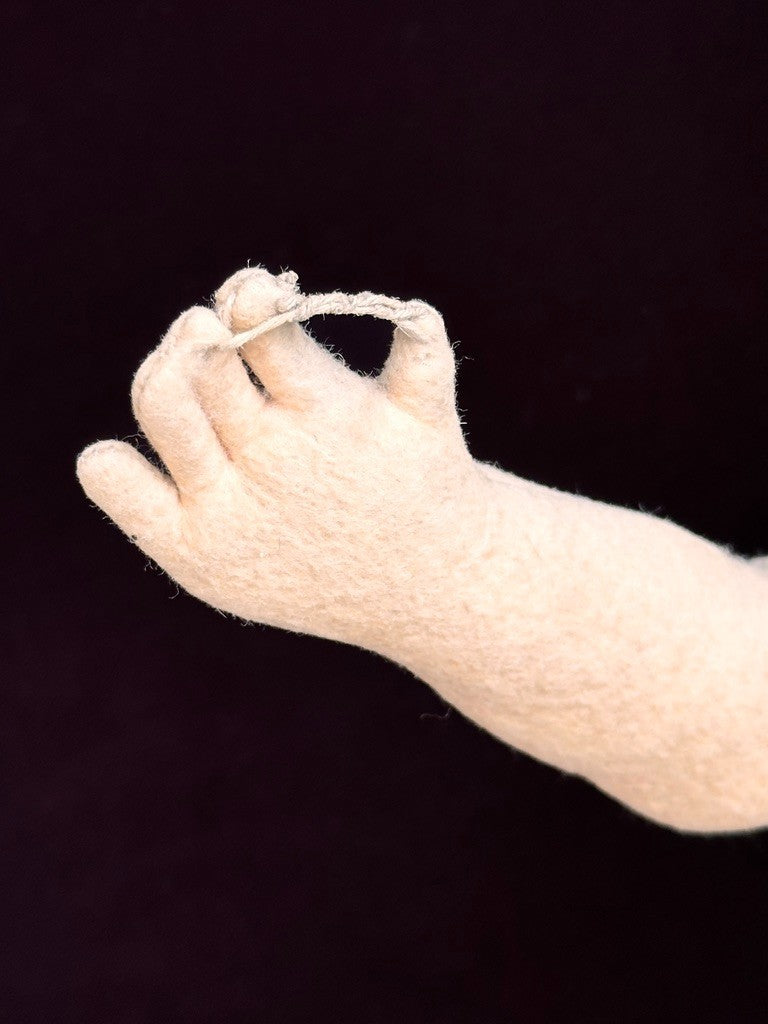 Vintage Italian 18" Lenci Grugnetto 1500/B Series Felt Grumpy Doll