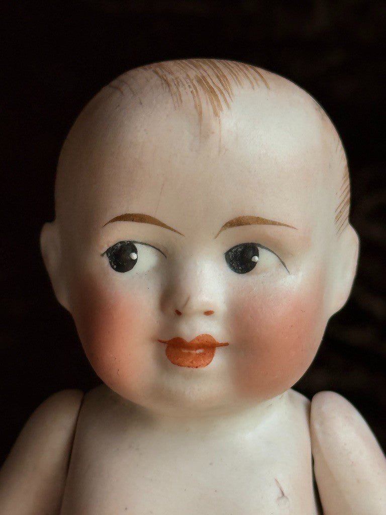 Antique German 5.25” Bahr Proschild 424 All Bisque Googly Doll