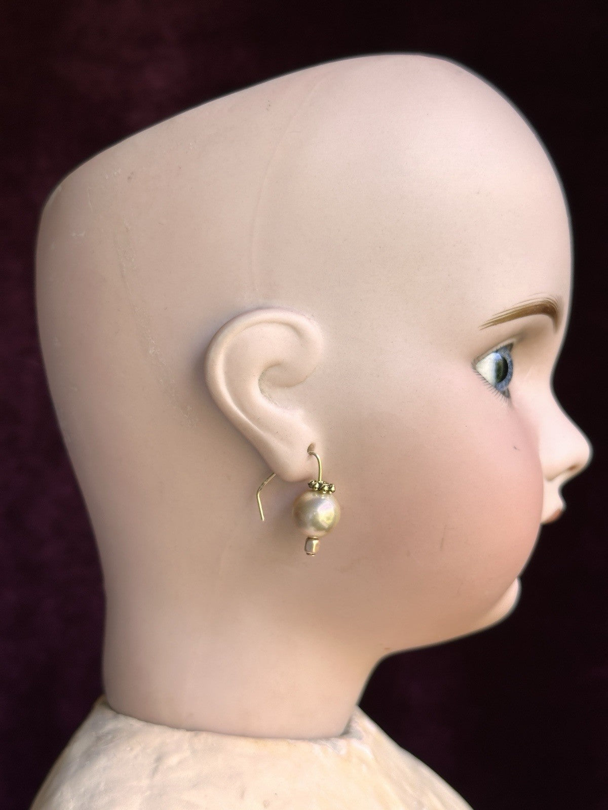 Large Antique French 29” SFBJ Jumeau Bisque Head Doll