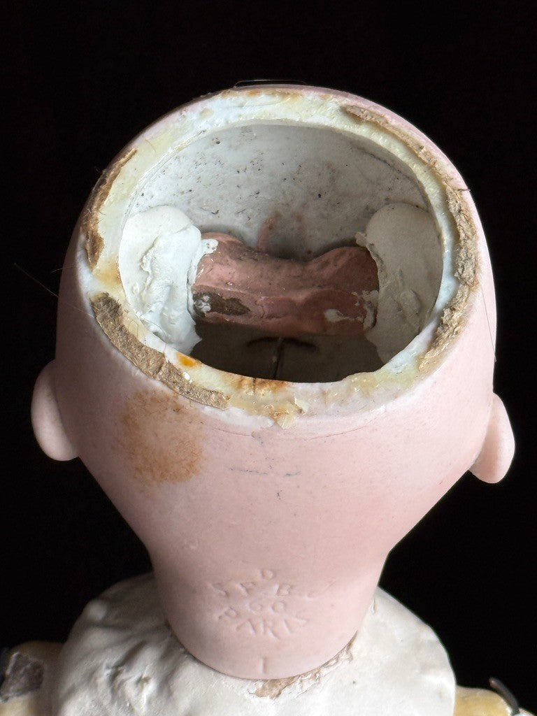Antique French 17.75” SFBJ 60 Bisque Head Doll