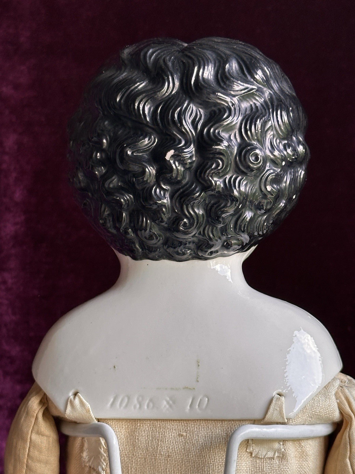 Rare Antique German 24.5” ABG Alt Beck Gottschalck 1086 China Head Boy Doll