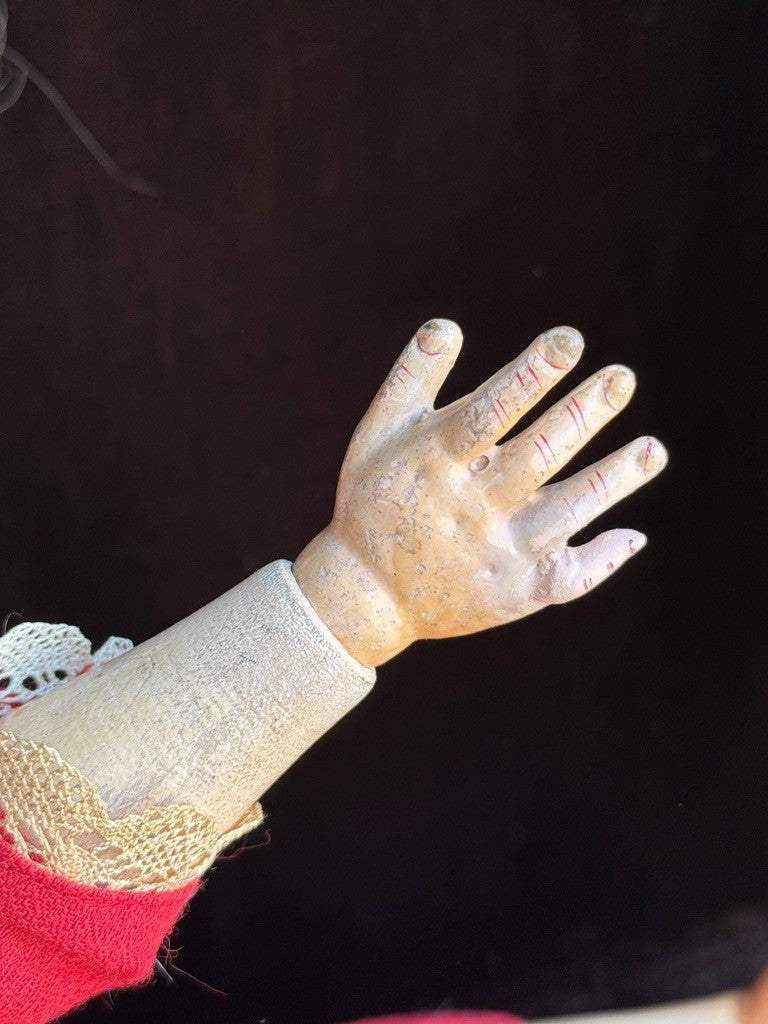 Antique German 25.5” Alt Beck Gottschalck 136 Bisque Head Doll