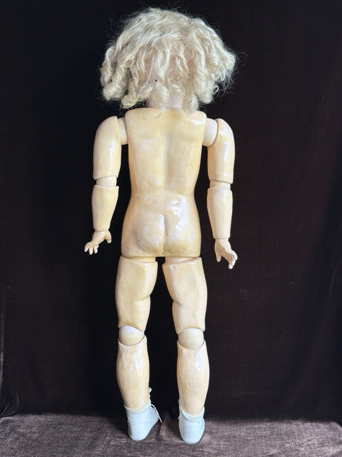 Large Antique German 31” Simon Halbig Dep 1079 Bisque Head Doll