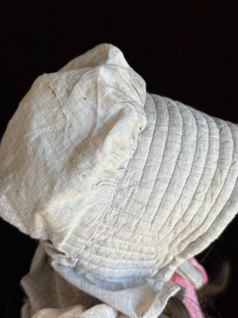 Antique German 21” ABG Alt Beck & Gottschalk Turned Bisque Shoulder Head Doll