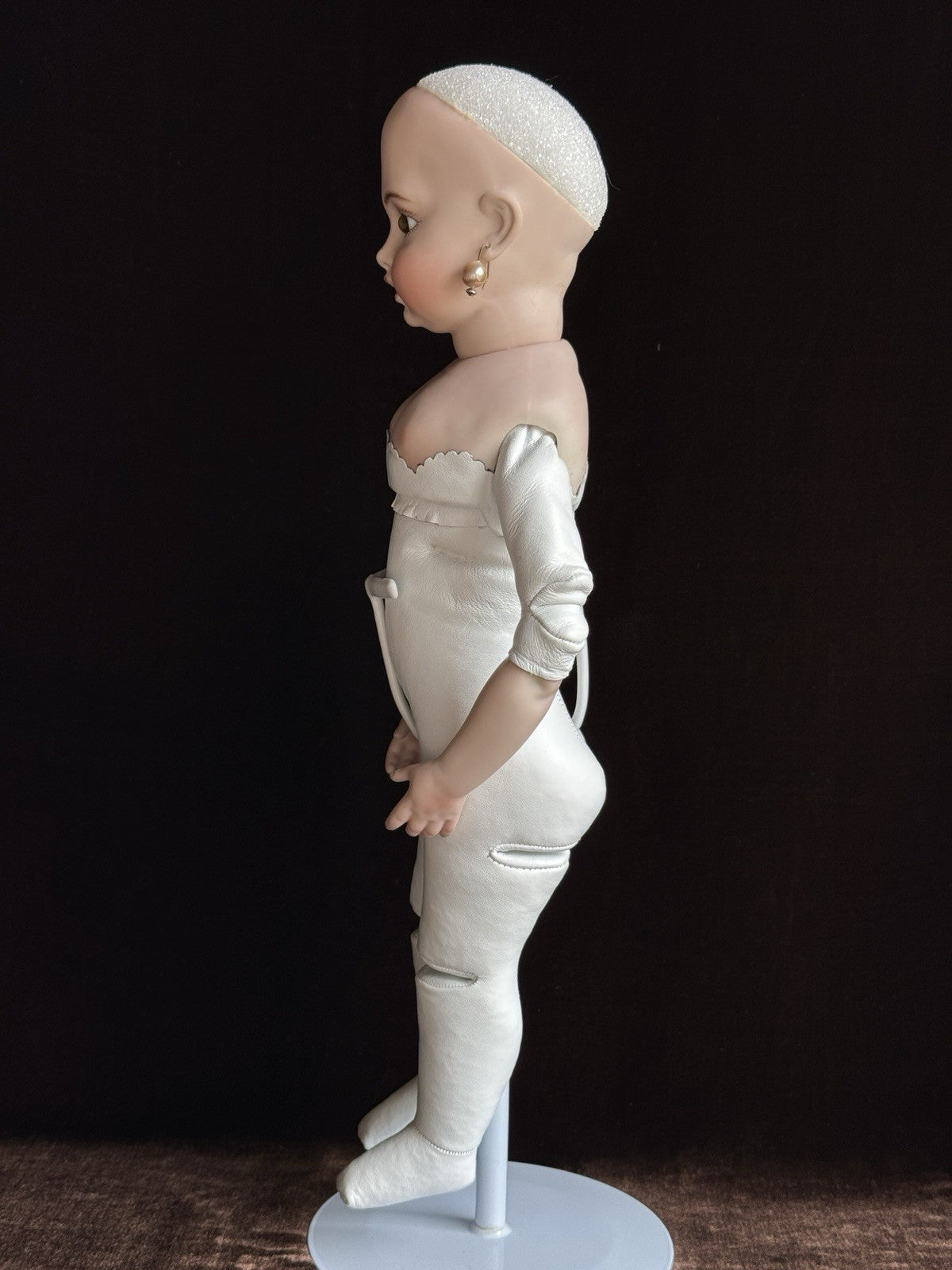 Porcelain 18” Reproduction of Antique French Bru Circle Dot Doll by Mimi